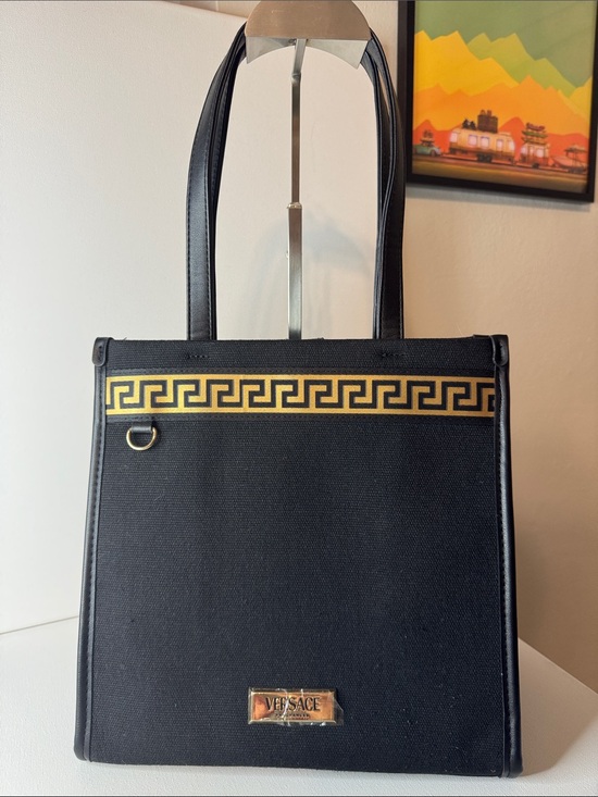Versace Parfums Handbags - Versace Fragrances Canvas Tote Bag 1